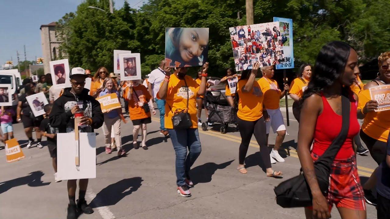 The 17th annual Silence the Violence march and rally in Detroit.